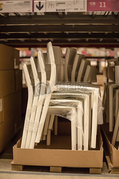 仓库货架购物节椅子盒子图片