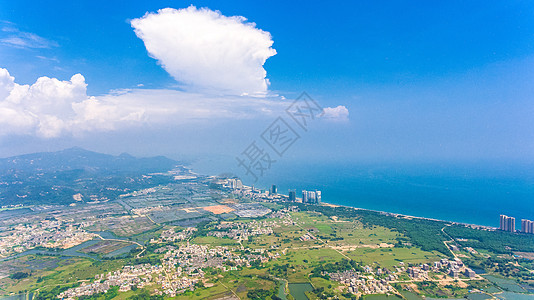 双月湾高空惠东高清图片