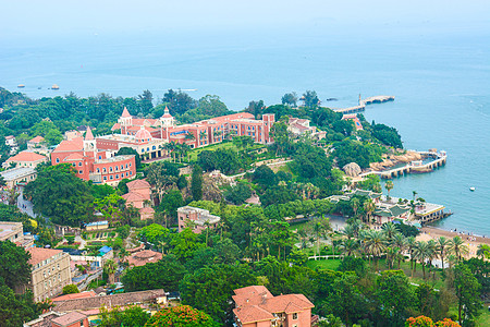 美丽的古建筑美丽的鼓浪屿背景