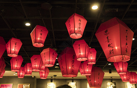 餐饮实体店中国风装修图片