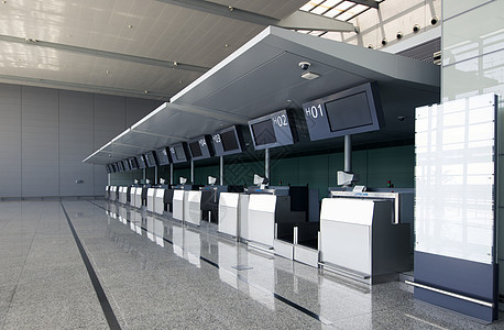 机场行李托运服务台图片