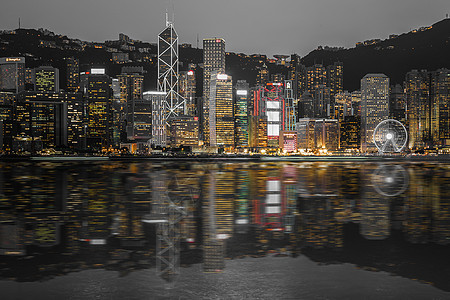 夜幕.香港图片