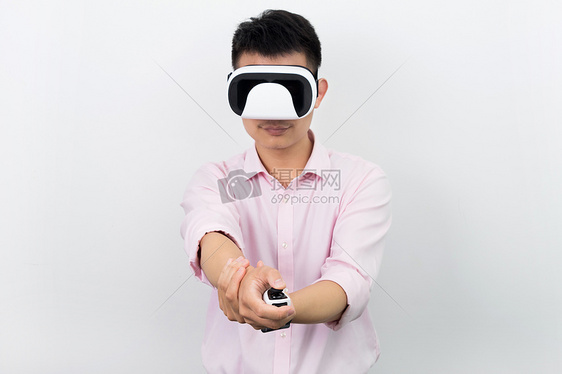 虚拟现实VR眼镜遥控使用图片