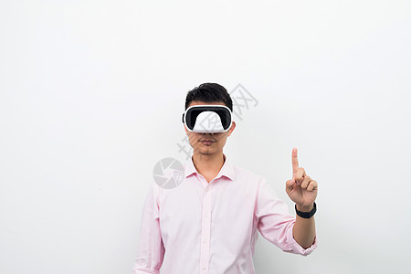 虚拟现实VR点击素材图片