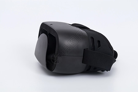 黑色VR眼镜侧面产品图背景图片