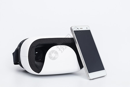 VR眼镜手机组合高清图背景图片