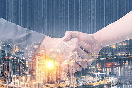 强强联合的商业帝国图片素材