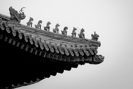 仿古建筑背景图片