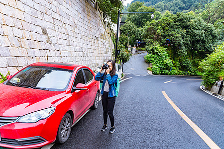 向前向上的道路背景图片