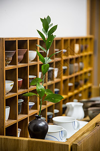 餐饮室内室外环境背景图片