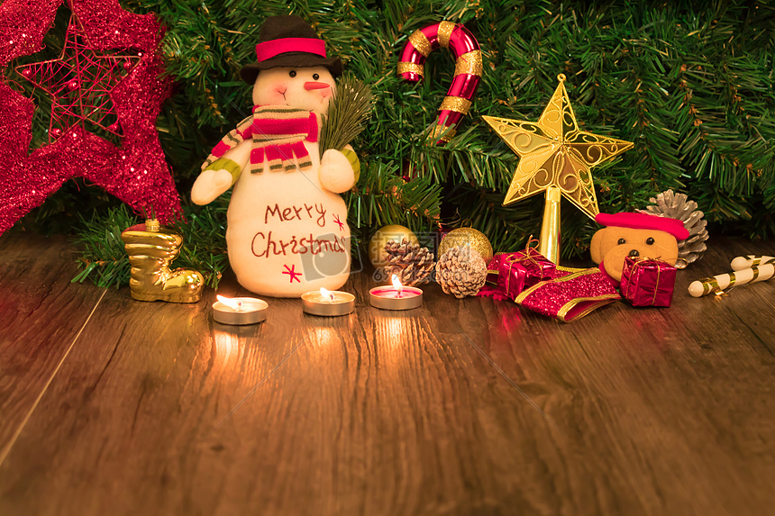 温馨圣诞喜庆背景素材高清图片下载-正版图片500146572-摄图网