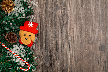 复古木纹圣诞背景背景图片