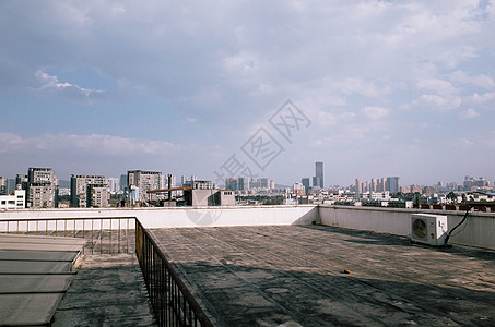 天台城市屋顶高清图片