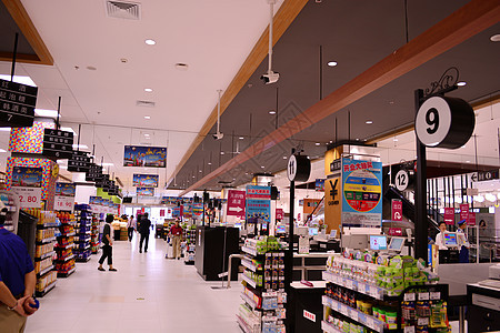 超市超市货架图片