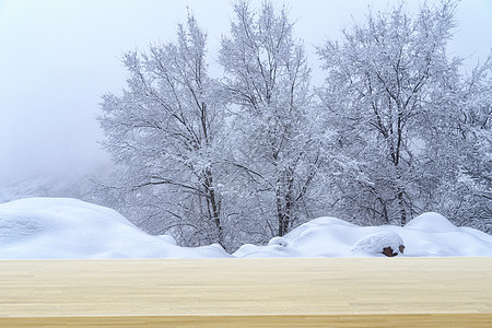 下雪的地板背景图片