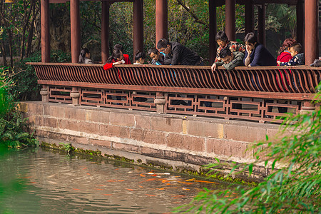 中国风园林小景拍摄图片