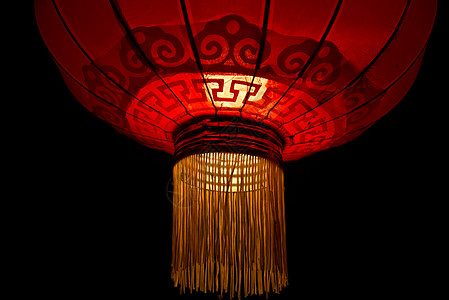 中国灯笼红红的灯笼背景