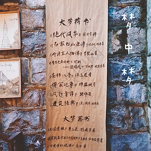 唯美 书书单背景