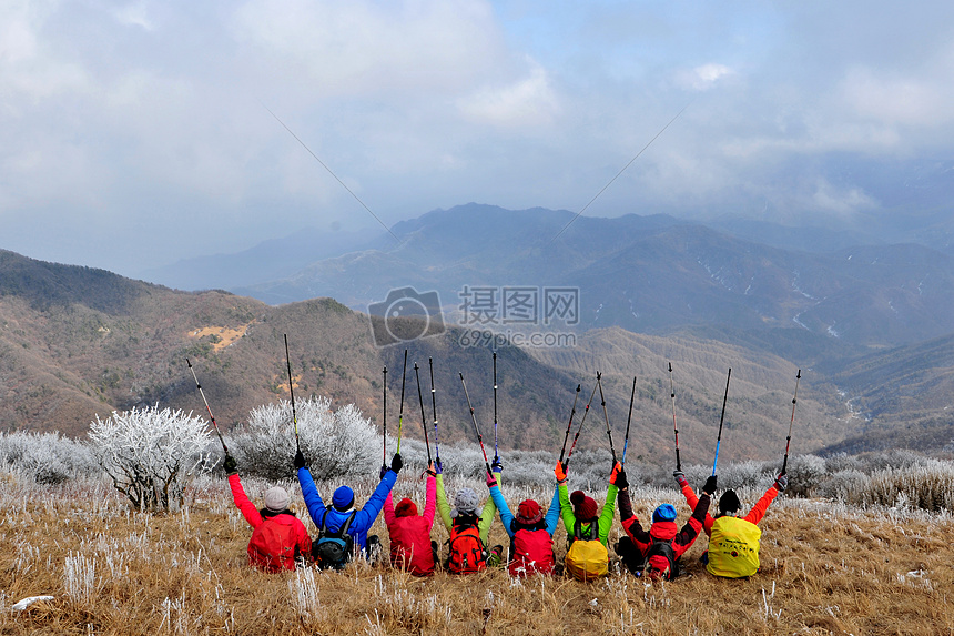 冻山图片