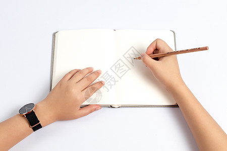 写字 背影,空白本写作场景背景