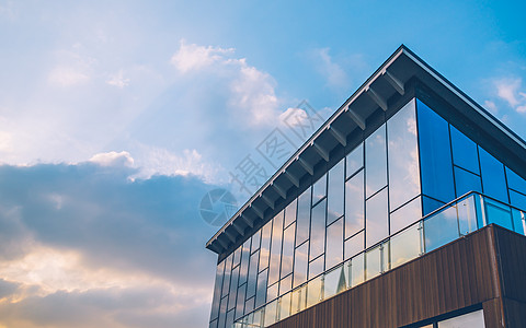 上海特色建筑上海嘉定图书馆背景