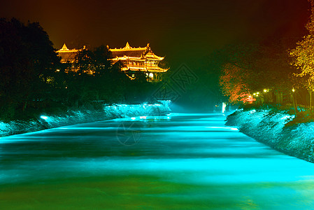 美丽的都江堰风景图片