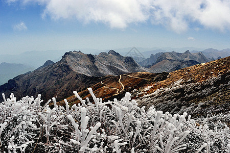 秦岭山风光图片