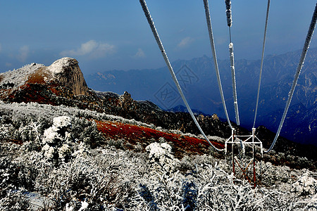 秦岭山风光图片