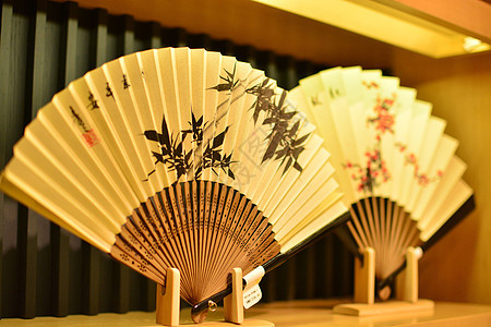 南锣鼓巷中国传统京折扇图片