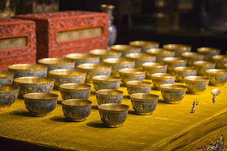 黄金宝藏清朝时期的皇宫宝藏背景