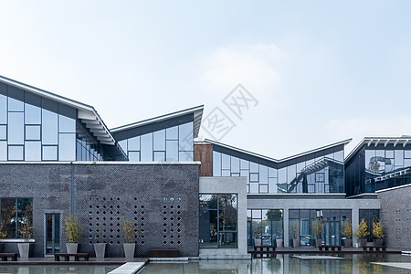 上海图书馆建筑设计环境背景