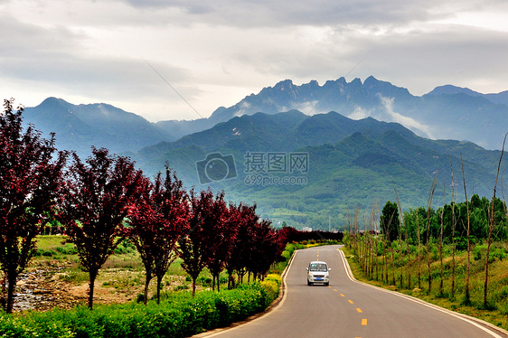 西安环山路风光图片