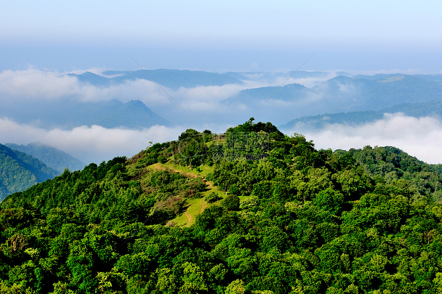 终南山、高寒川风光图片