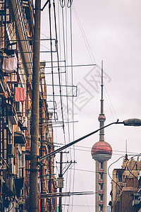 阴天天空上海滩外景背景