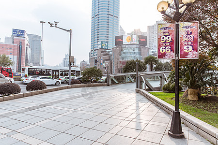  凤凰牌城市建筑阳光来往桥背景