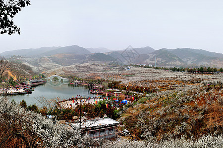陕西西乡樱桃沟背景图片