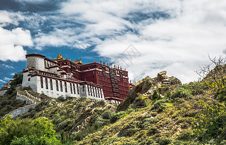 西藏布达拉宫胜景图片