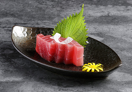 鲑鱼排日本料理寿司背景