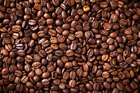 静物咖啡闻咖啡豆高清图片