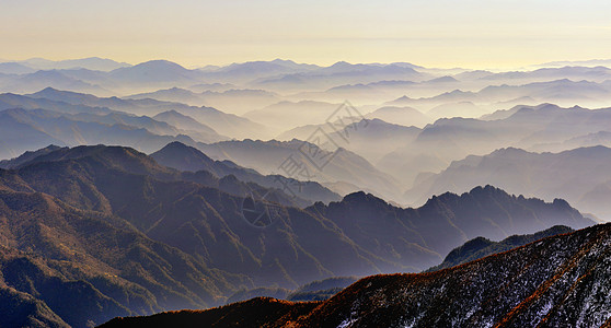 自然风景美景秦岭山高清图片