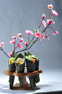 寿司卷背景图片