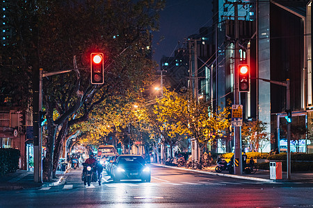 城市街道车水马龙图片