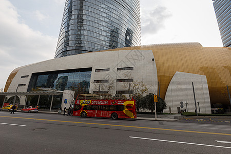 上海城市高楼建筑结构外立面图片