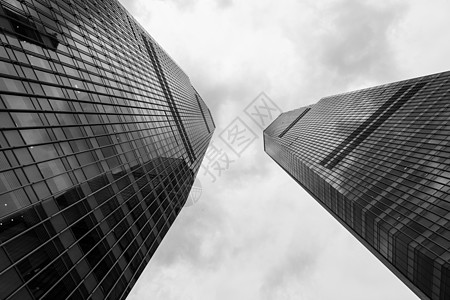 上海城市高楼建筑结构外立面高清图片