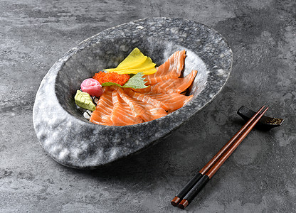 日式料理美食套饭背景图片
