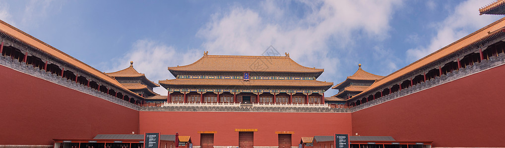 全景午门北京传统建筑高清图片