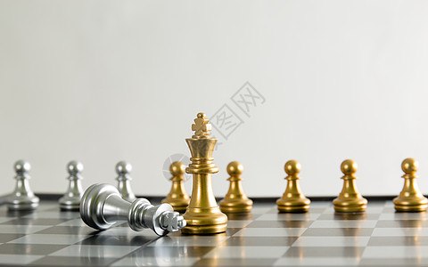 国际象棋平铺摆拍高清图片