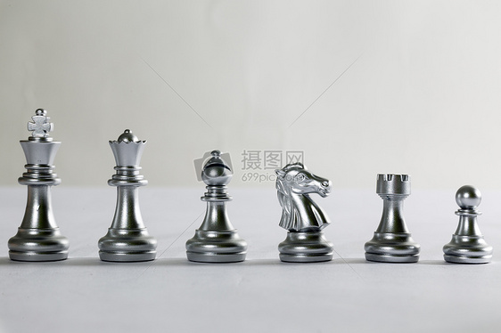 国际象棋平铺摆拍图片