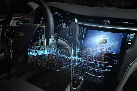 未来城市汽车3D导航图片