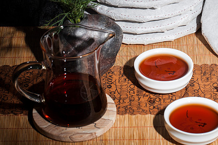 黑茶金花普洱茶图片普洱茶 黑茶 茶汤 茶道 茶叶 饮料酒水 餐饮美食 摄影背景